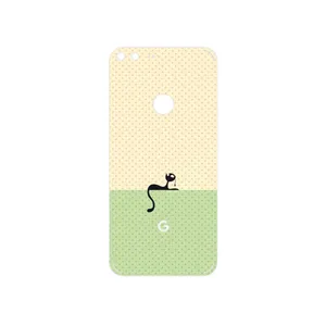 MAHOOT Minimal Internet Cat Icon Cover Sticker for Google Pixel