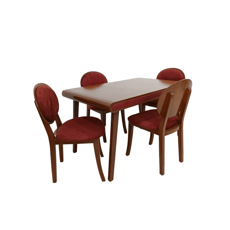 میز و صندلی ناهارخوری 4 نفره مدل lili04