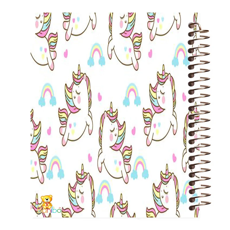 دفتر نقاشی 50 برگ بانیبو مدل اسب تک شاخ کد 471