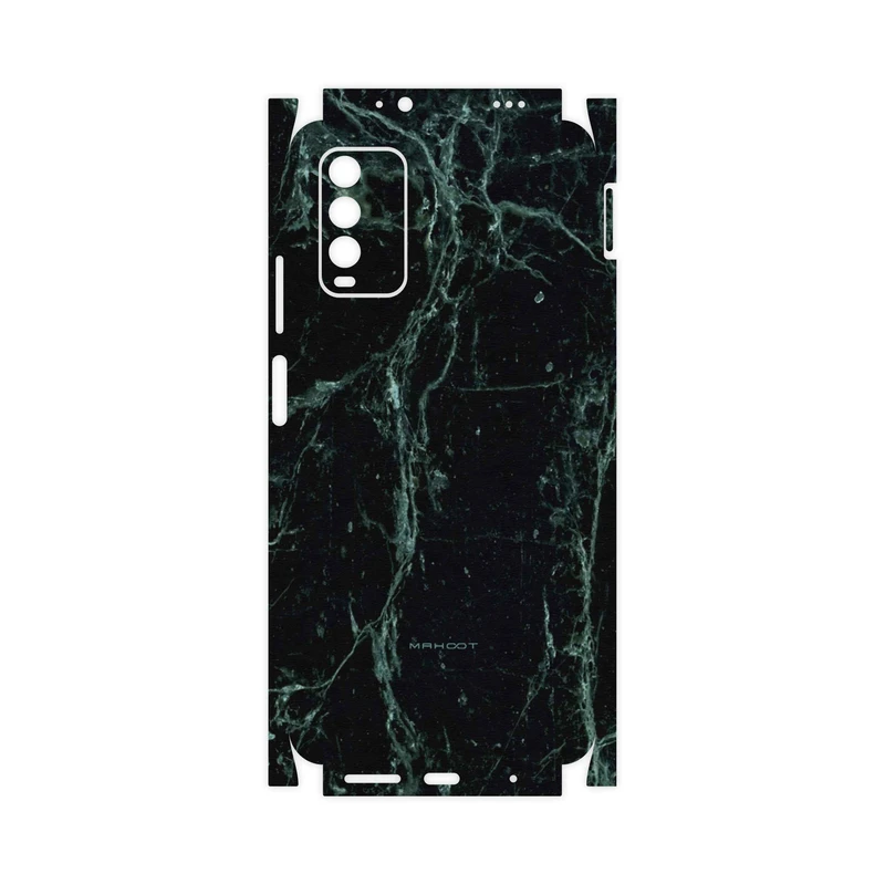 برچسب پوششی ماهوت مدل Graphite-Green-Marble-FullSkin مناسب برای گوشی موبایل شیائومی Redmi Note 9 4G