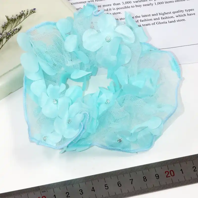 کش مو زنانه مدل شکوفه های گل کد 300