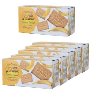 بیسکویت تبرک با طعم موز - 800گرم بسته 6 عددی