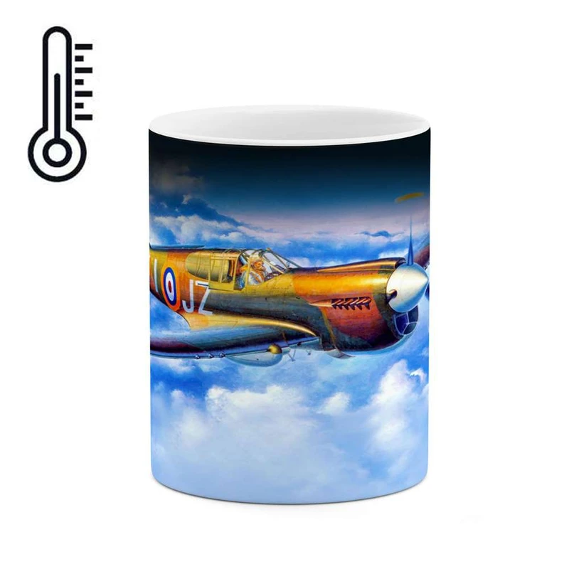 ماگ حرارتی کاکتی مدل هواپیمای ملخی کد mgh10609