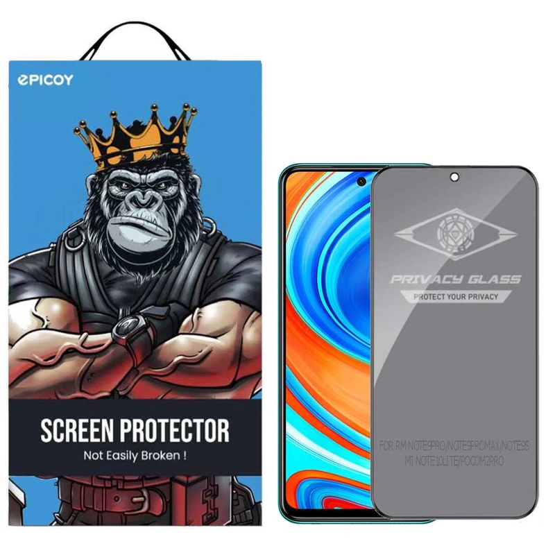 محافظ صفحه نمایش حریم شخصی اپیکوی مدل PvSight مناسب برای گوشی موبایل شیائومی Redmi Note 9 Pro/ Redmi Note 9 ProMax/ Redmi Note 9s/ Mi Note 10 Lite/ Poco M2 Pro
