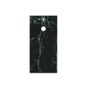 MAHOOT  Graphite-Green-Marble Cover Sticker for Sony Xperia XA2