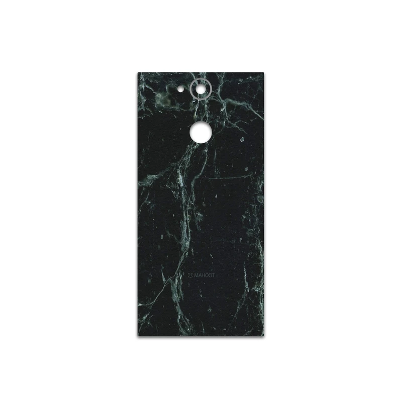 برچسب پوششی ماهوت مدل Graphite-Green-Marble مناسب برای گوشی موبایل سونی Xperia XA2