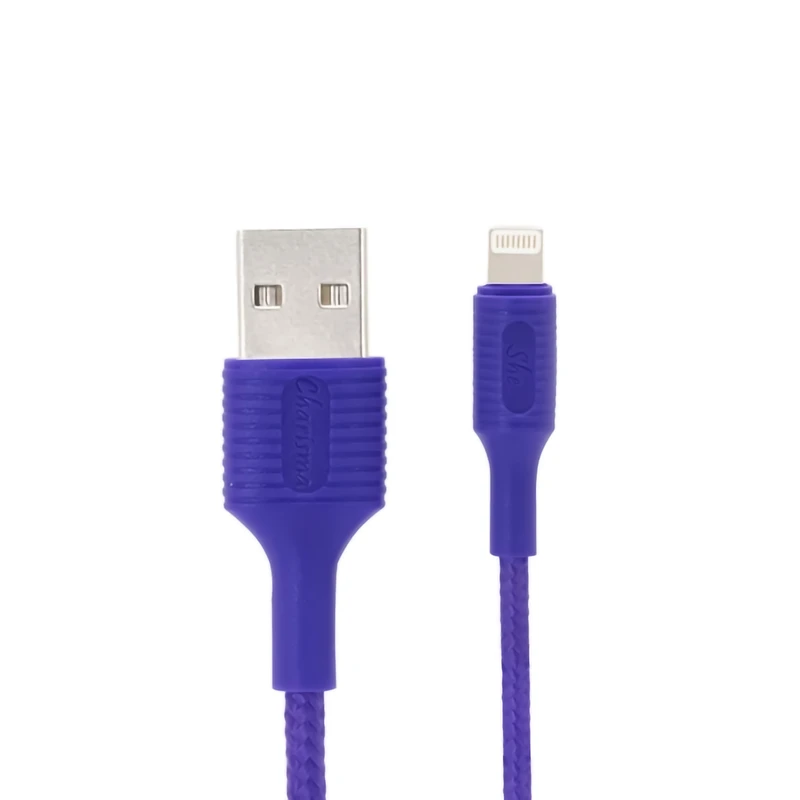 کابل تبدیل USB به لایتنینگ شی کریزما مدل SABA طول 1.2 متر 