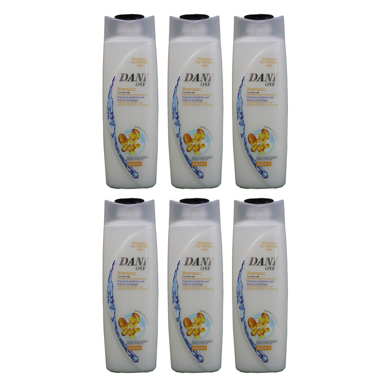  شامپو مو دنی وان مدل N حجم 220 میلی لیتر مجموعه 6 عددی