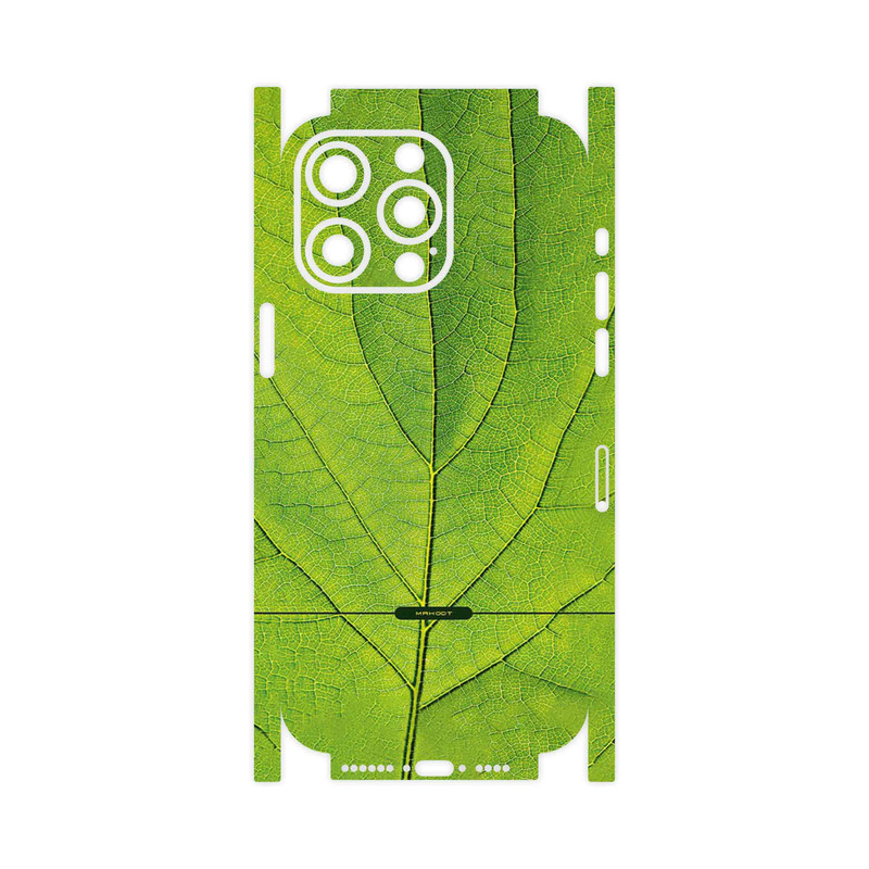برچسب پوششی ماهوت مدل Leaf_Texture-FullSkin مناسب برای گوشی موبایل اپل iPhone 15 Pro Max