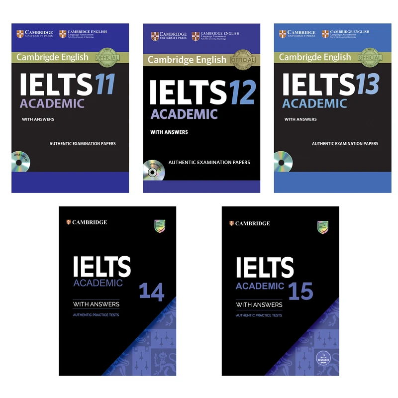 کتاب Cambridge IELTS Academic اثر جمعی از نویسندگان انتشارات هدف نوین جلد 11 تا 15