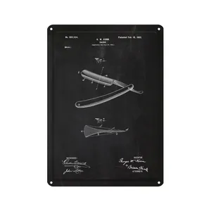 دیوارکوب مدل لوازم ارایشگاه کد s 1036 barbershop