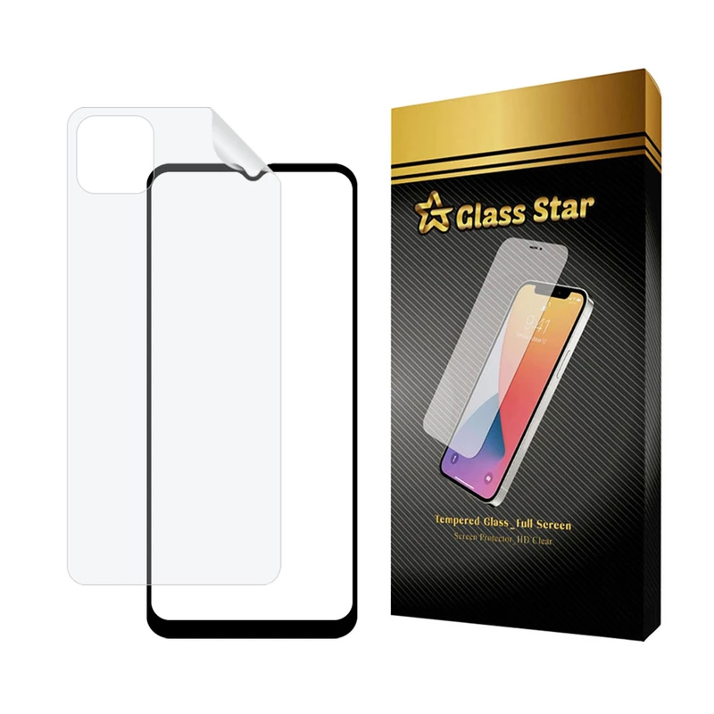 محافظ صفحه نمایش مات گلس استار مدل MCERAMNANOS مناسب برای گوشی موبایل سامسونگ Galaxy A22 5G به همراه محافظ پشت گوشی