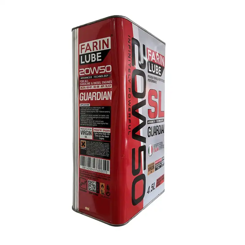 روغن موتور خودرو فارینلوب مدل 20w50 SL حجم 4.5 لیتر
