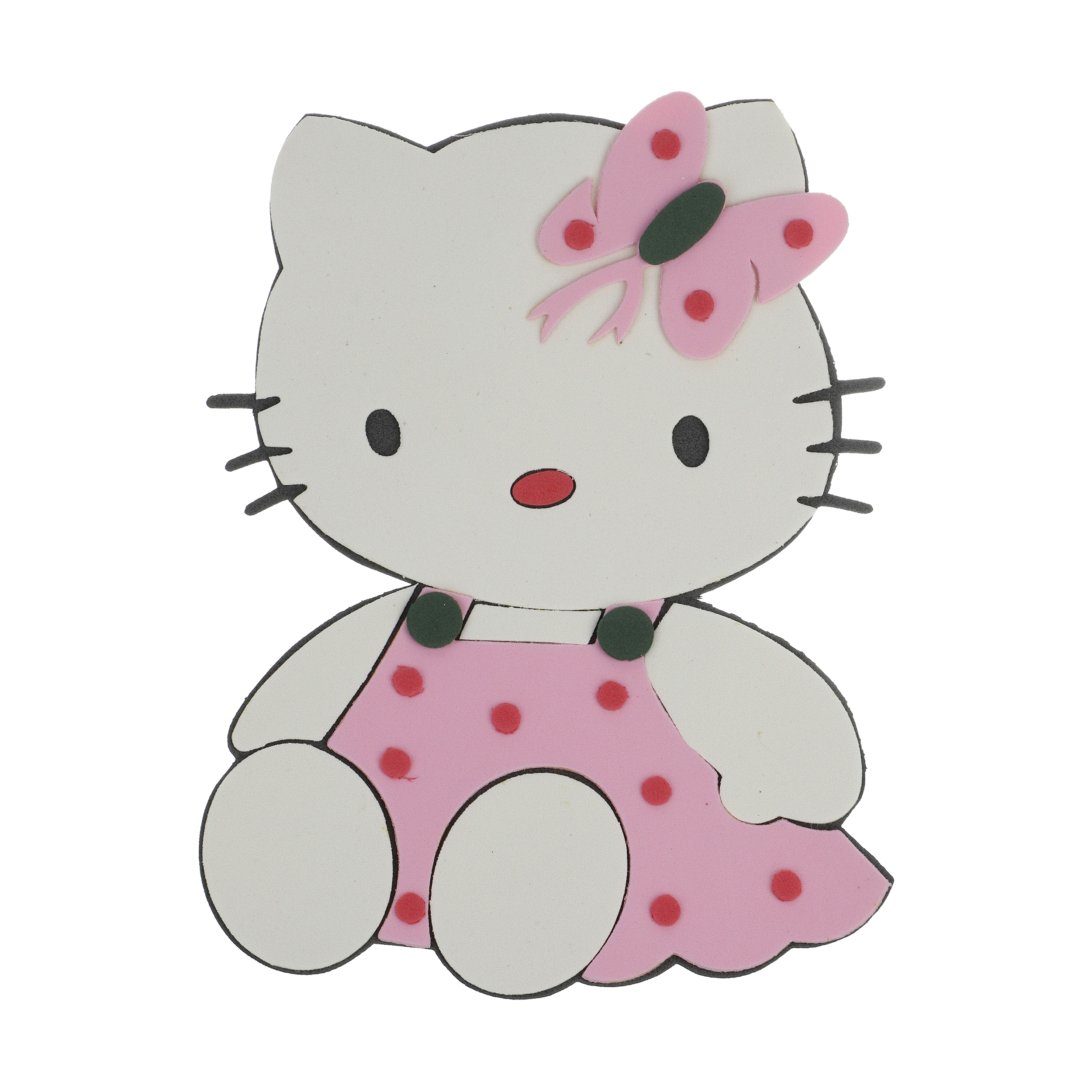 دیوارکوب اتاق کودک بافوم طرح کیتی مدل فومی