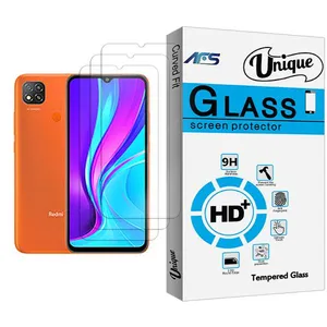 AFS Unique Glass MIX003 Screen Protector For Xiaomi Redmi 9 (India) Pack Of 3