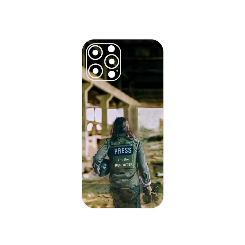 برچسب پوششی ماهوت مدل Reporter مناسب برای گوشی موبایل اپل iPhone 12 Pro Max
