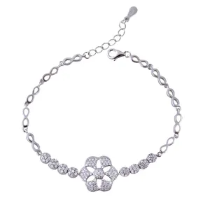   دستبند نقره زنانه بازرگانی میلادی کد DP_017