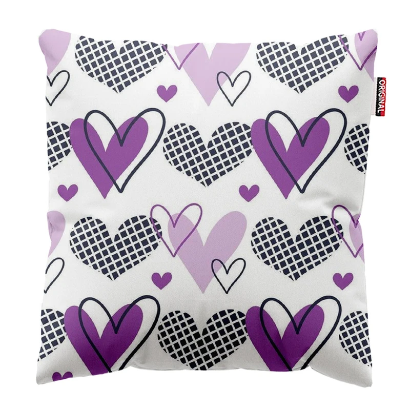  کوسن پاد آفرین طرح قلب سایز 30*30 سانتی متر کد 974