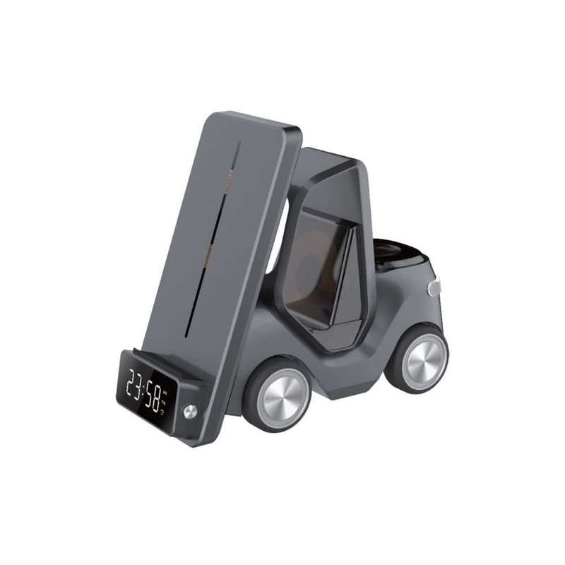 پایه نگهدارنده و شارژر بی سیم گوشی موبایل گرین لاین مدل Forklift 5 in 1 پایه نگهدارنده و شارژر بی سیم گوشی موبایل گرین لاین مدل Forklift 5 in 1