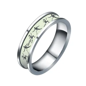 انگشتر ناکسیگو مدل شب تاب طرح شمشیر بازی کد RN14722