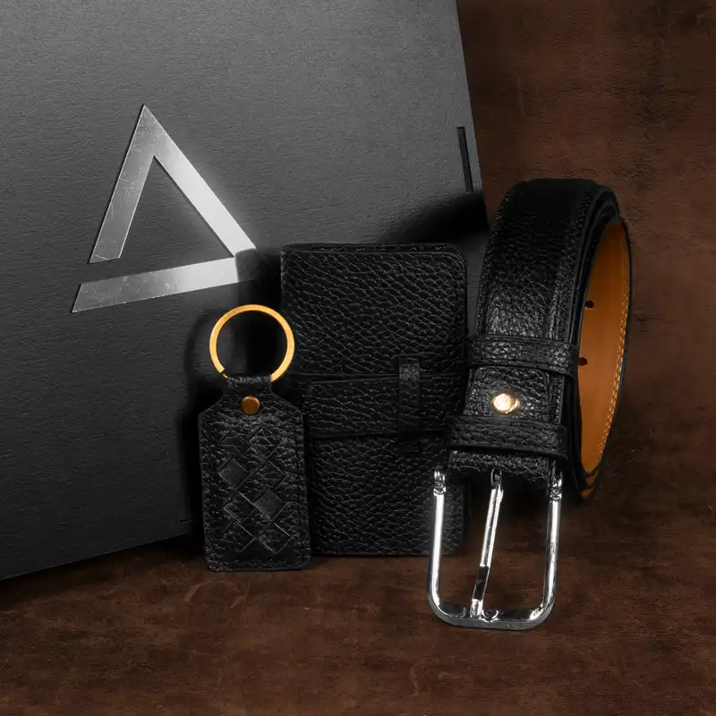 ست هدیه چرم آراهمراه مدل ARASET18