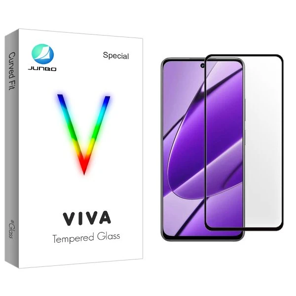 محافظ صفحه نمایش شیشه ای جانبو مدل Viva مناسب برای گوشی موبایل ریلمی C55