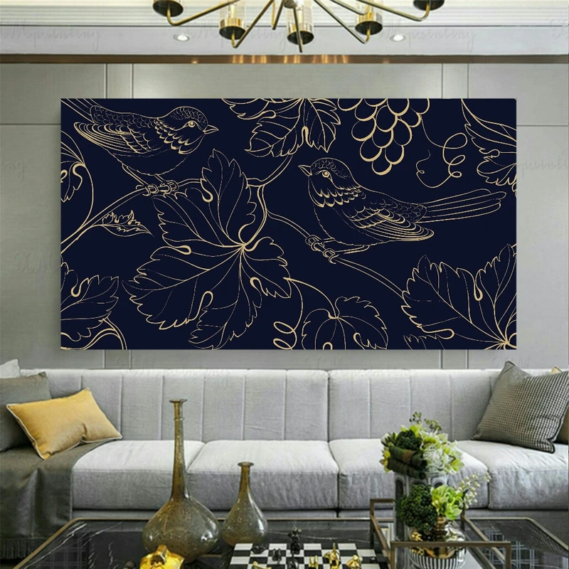 پوستر دیواری طرح بلبل مدل ZB307