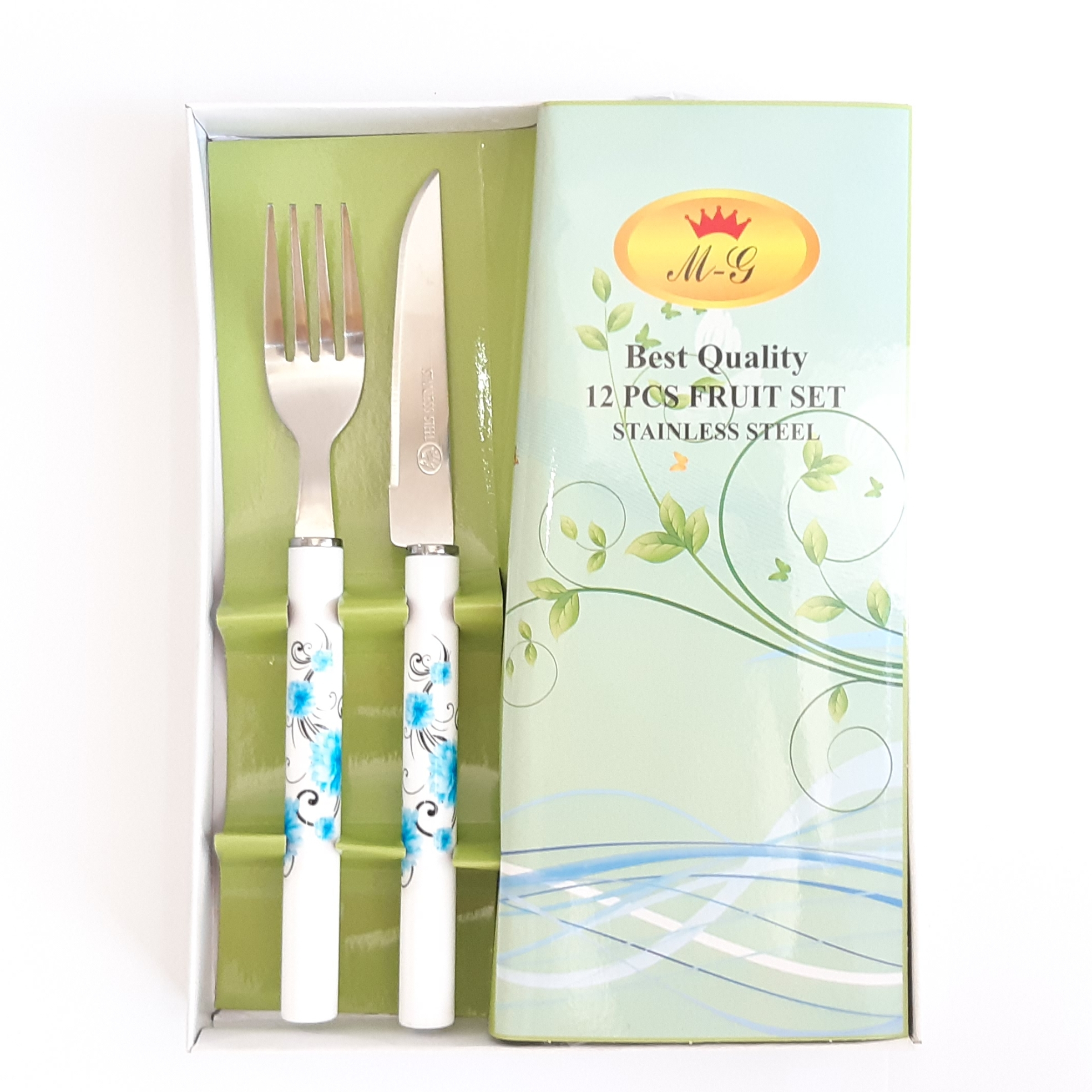 سرویس کارد و چنگال میوه خوری ۱۲ پارچه ام جی کد m11