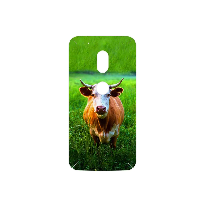 برچسب پوششی ماهوت مدل Cow مناسب برای گوشی موبایل موتورولا Moto G4 Play