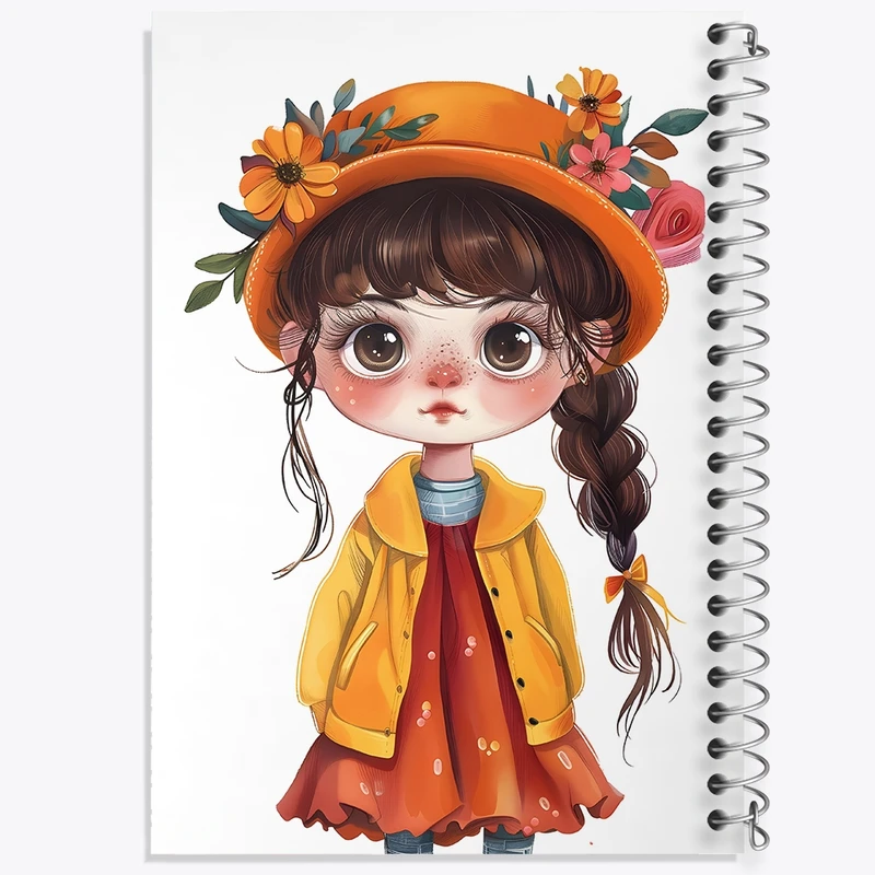 دفتر لیست خرید 50 برگ خندالو طرح دخترانه کد F2278