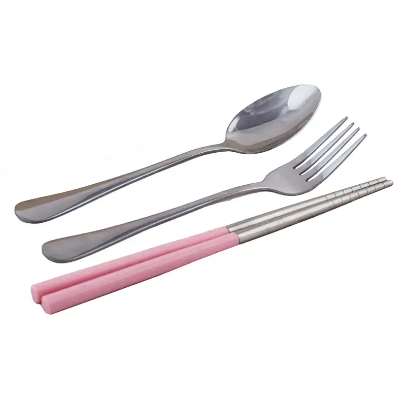 قاشق و چنگال سفری مدل A700 مجموعه چهار عددی