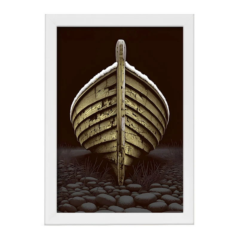 تابلو خندالو مدل قایق کد F11442