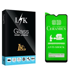 محافظ صفحه نمایش 9D ال کا جی مدل LK Glass مناسب برای گوشی موبایل هوآوی Y6 Prime 2019 / آنر 8A