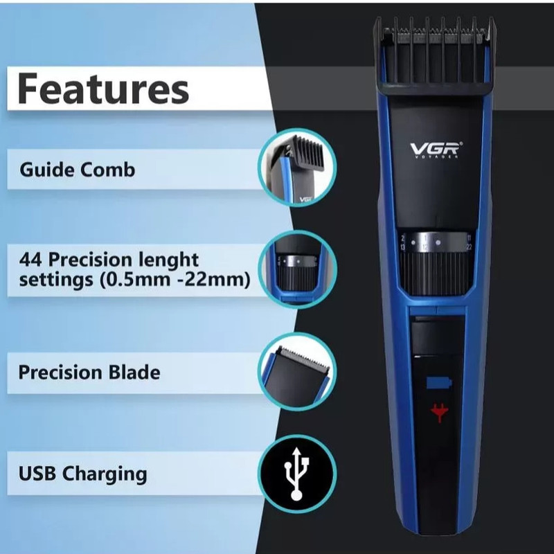 ماشین اصلاح موی سر و صورت وی جی ار مدل V-935