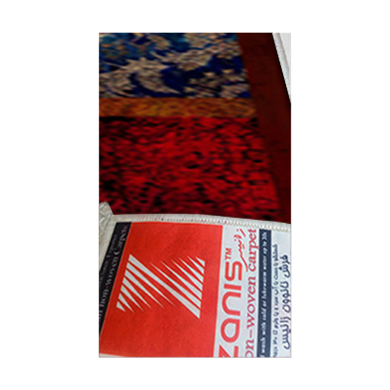 فرش ماشینی زانیس مدل فانتزی طرح نئو کلاسیک زمینه قهوه ای