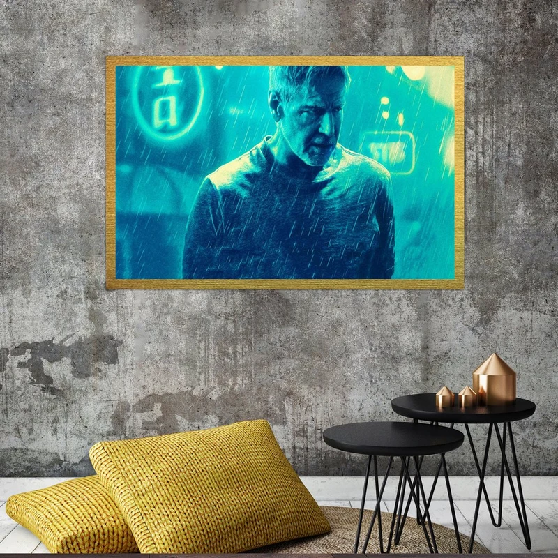 تابلو بکلیت طرح مشاهیر سینمای جهان هالیوودی هریسون فورد مدل قاب شاسی T-S8354