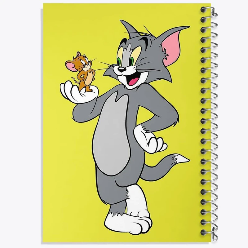 دفتر نت موسیقی 50 برگ خندالو مدل تام و جری Tom And Jerry کد 10730