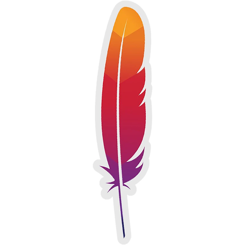 استیکر لپ تاپ طرح Apache کد ST76  