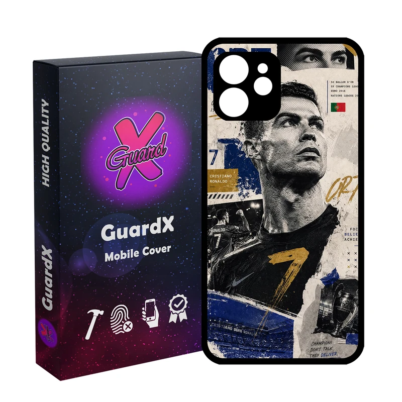 کاور گارد ایکس طرح CR7 مدل 11096 مناسب برای گوشی موبایل اپل iPhone 12