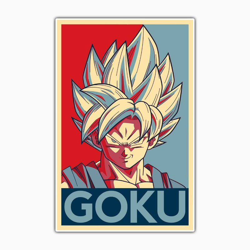 استیکر لپ تاپ و موبایل بووم طرح Anime Dragon Ball مدل RB کد FR18
