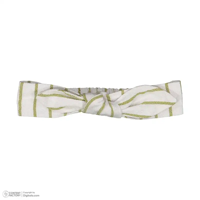 ست پیراهن و هدبند نوزادی دخترانه ایندیگو مدل 131692 رنگ کرم