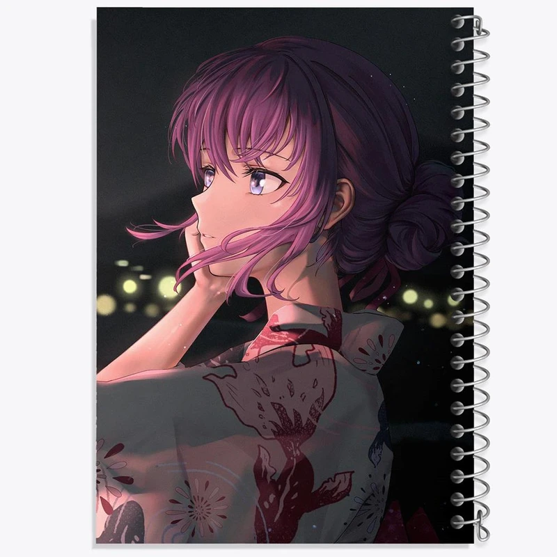 دفتر مشق 50 برگ خندالو مدل ساکورا انیمه فیت استی نایت Fate Stay Night کد 22733