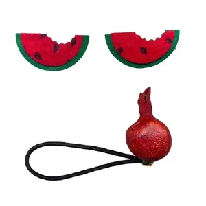 ست کش و سنجاق مو دخترانه مدل شب یلدا کد 33 بسته 3 عددی