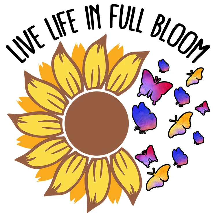 استیکر پارچه و لباس پاد آفرین مدل پروانه کد DKST404