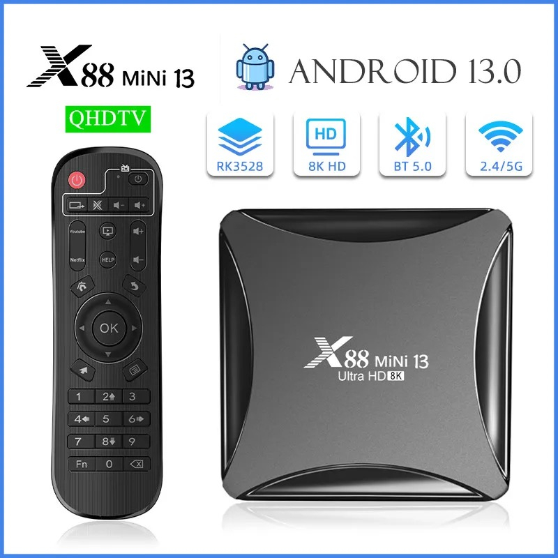 اندروید باکس ایکس 88 مدل  64/4GB Mini13 Ultra 8K