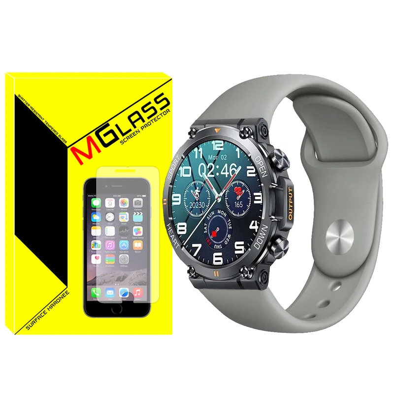 بند ام‌گلس مدل Sic-MG مناسب برای ساعت هوشمند هپی تاچ K59 / K59 Pro