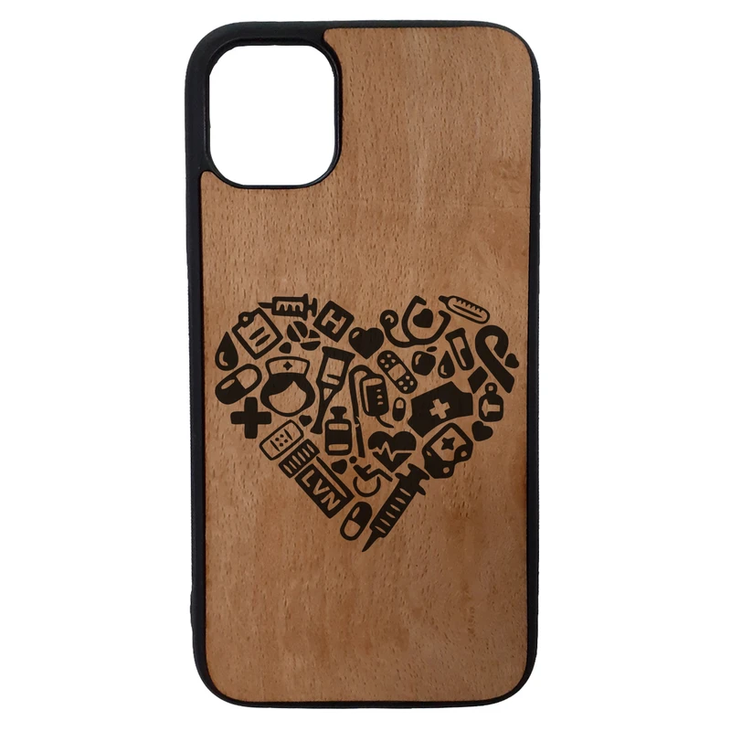 کاور مدل قلب مناسب برای گوشی موبایل اپل Iphone 12 Mini