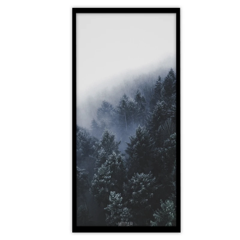 تابلو بکلیت طرح منظره جنگل سوزنی مدل B-S3232