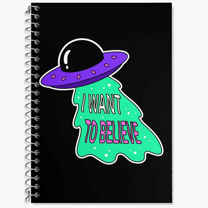 دفتر زبان 50 برگ خندالو مدل سه خط طرح فضایی کد 25148