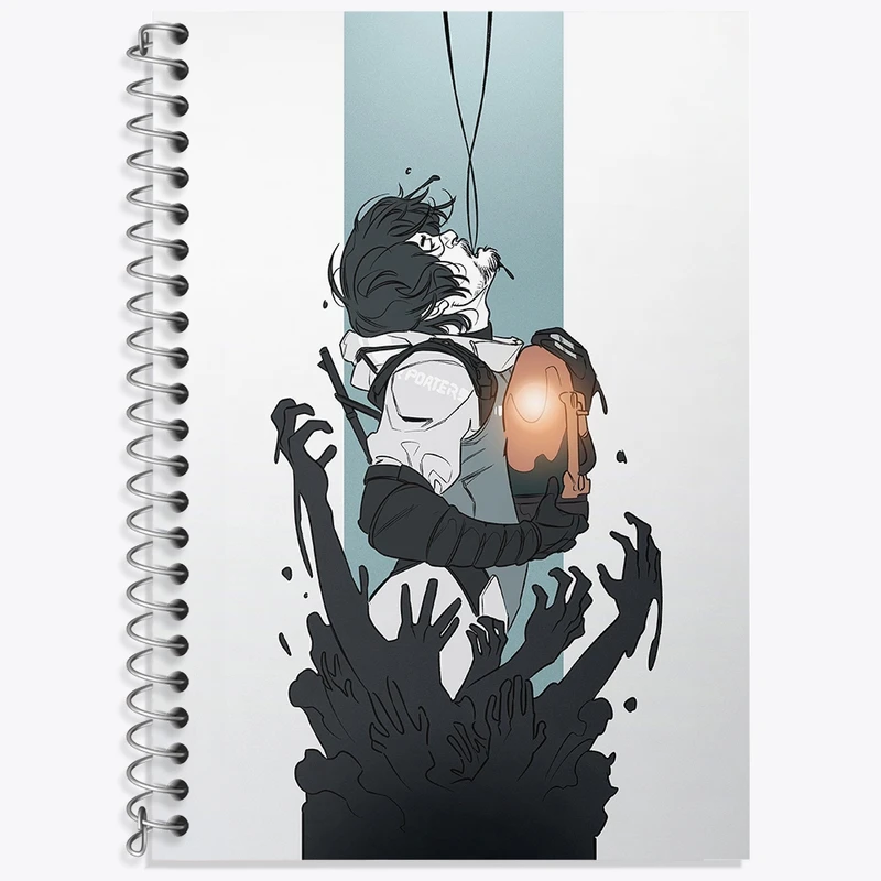 دفتر لغت 50 برگ خندالو طرح بازی دث استرندینگ (Death Stranding) کد 35097